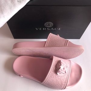 Authentic VERSACE BAROQUE MEDUSA SLIDES